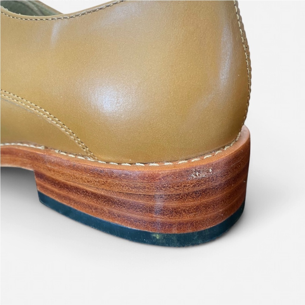 Nisolo James Oxford 6.5 Tan Leather Old Money Quiet Luxury Minimalist - Picture 10 of 14